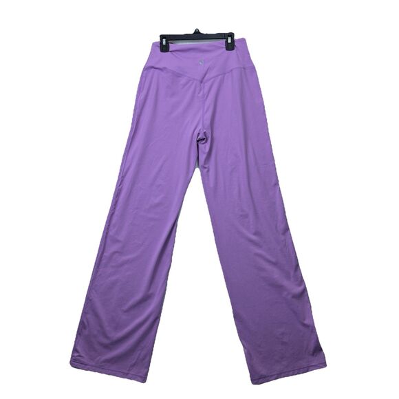 Santiny Wide Leg Pants Lavender Size S 32 12x30‎ High Rise Yoga Lounge Stretch - Picture 2 of 8